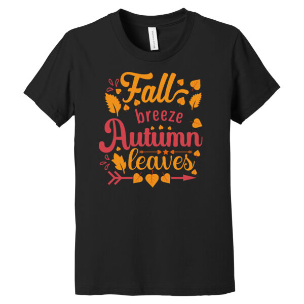 Fall Breeze Autumn Leaves - Youth Jersey Short Sleeve Tee Thumbnail