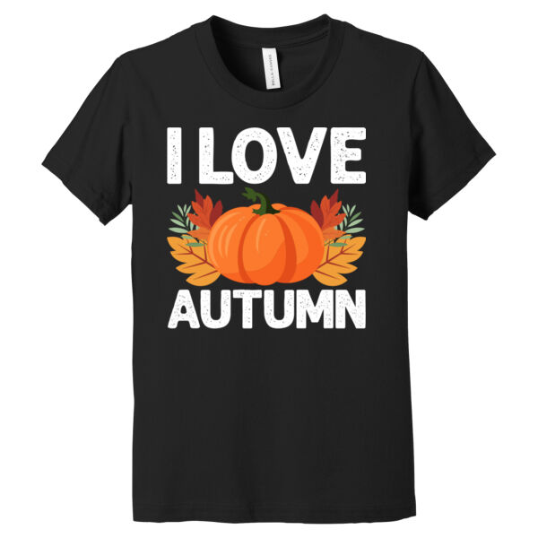 I Love Autumn - Youth Jersey Short Sleeve Tee Thumbnail