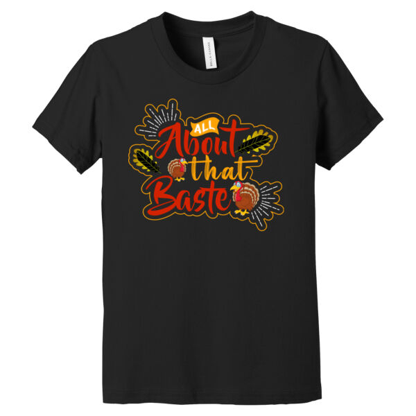 All About That Baste - Youth Jersey Short Sleeve Tee Thumbnail