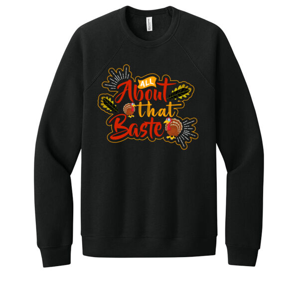 All About That Baste - Unisex Premium Fleece Crew Sweatshirt Thumbnail