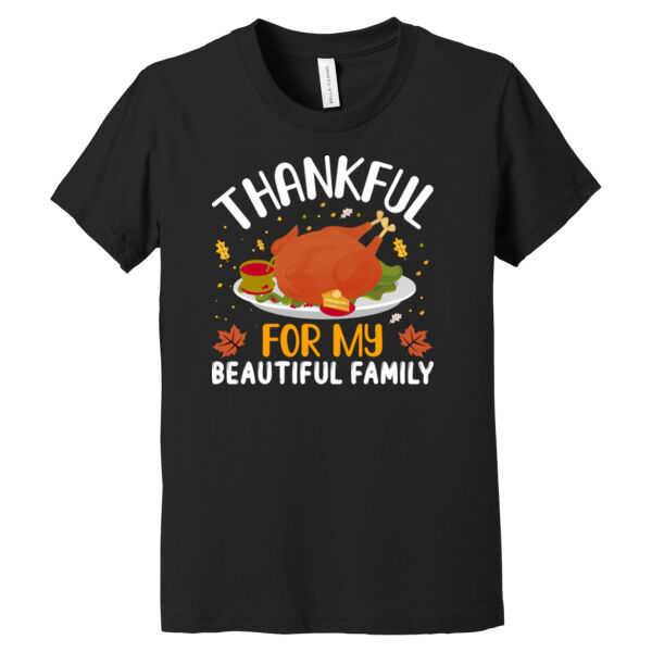 Thankful for My Family - Youth Jersey Short Sleeve Tee Thumbnail