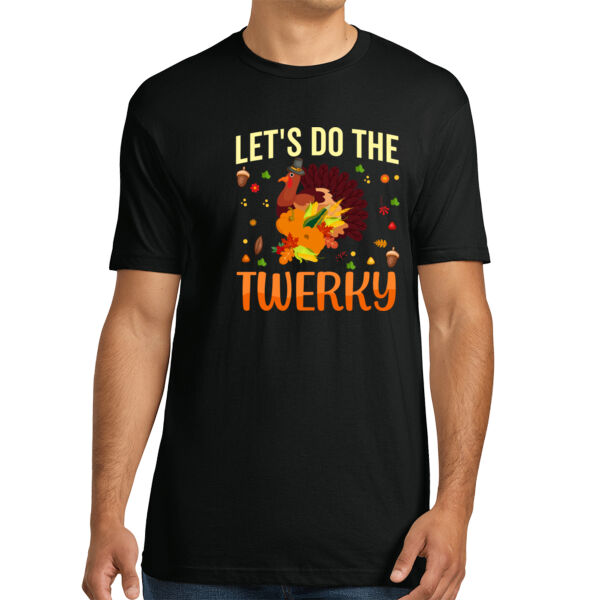 Let's Do the Twerky - Unisex Premium Cotton T-Shirt Thumbnail