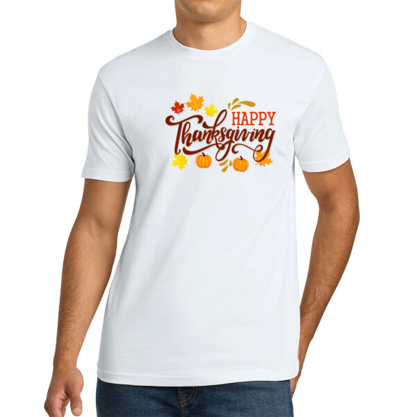 Have Yourself a Happy Thanksgiving - Unisex Premium Cotton T-Shirt Thumbnail