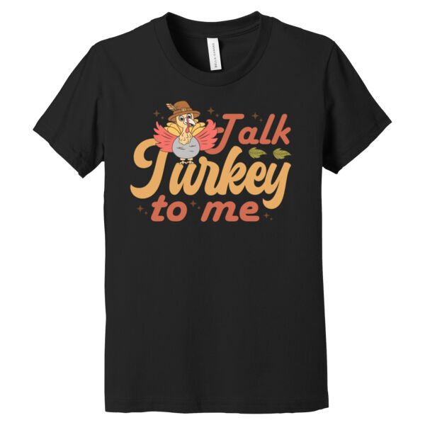 Talk Turkey to Me - Youth Jersey Short Sleeve Tee Thumbnail