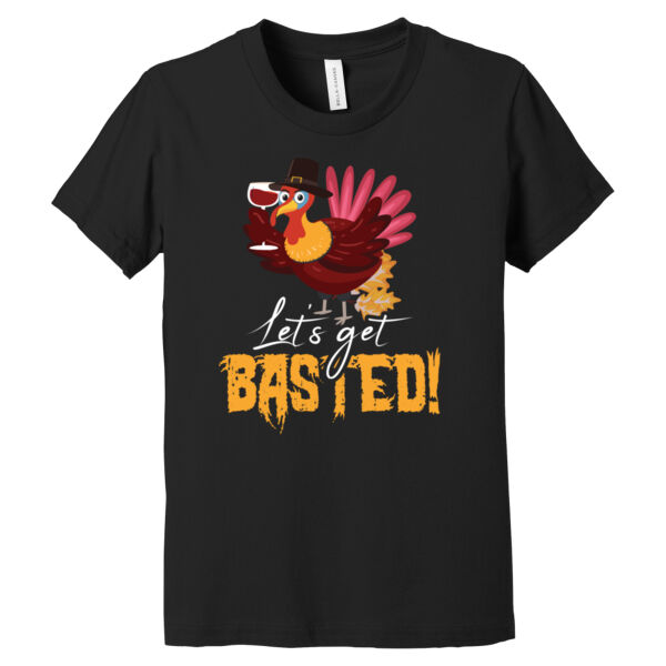Let's get Basted - Youth Jersey Short Sleeve Tee Thumbnail