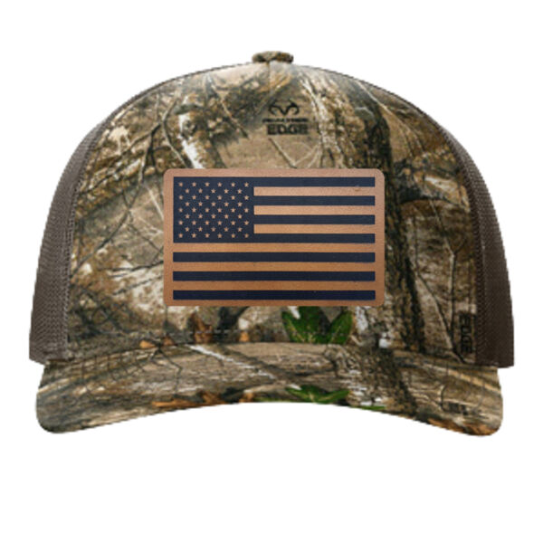 USA Flag - Printed Five Panel Trucker Thumbnail