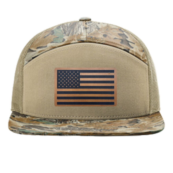 USA Flag - Printed 7 Panel Trucker Thumbnail