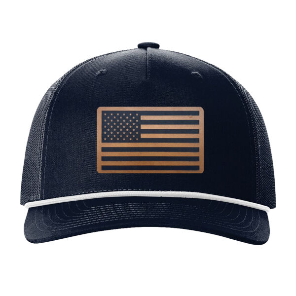USA Flag - Five Panel with Rope Thumbnail