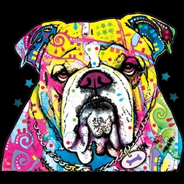 Colorful Bulldog Thumbnail