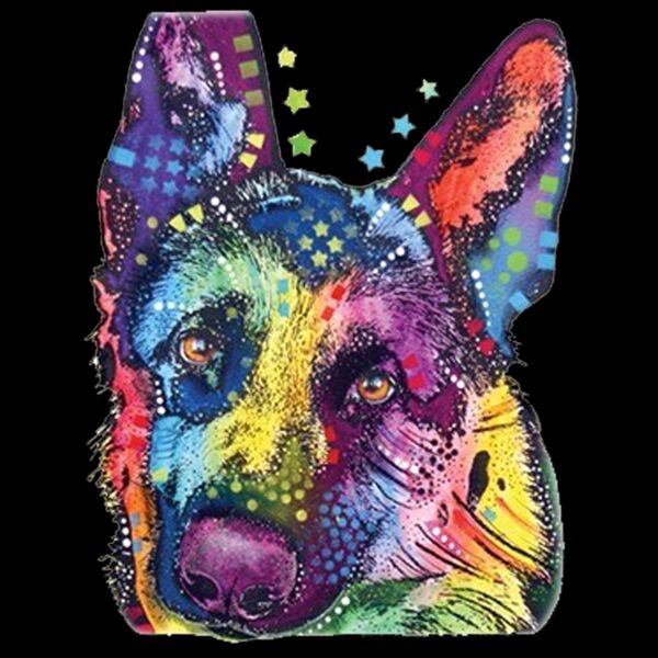 Colorful German Shepherd Thumbnail