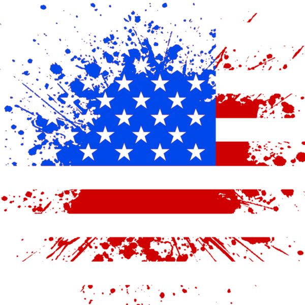 Distressed Flag  Red   Royal  Thumbnail