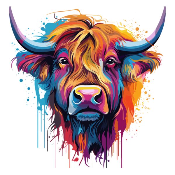 Colorful Bison Thumbnail