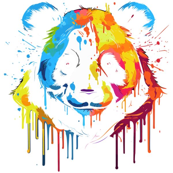 Colorful Panda Thumbnail