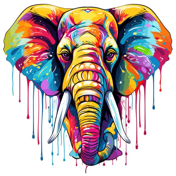Colorful Elephant 1 Thumbnail
