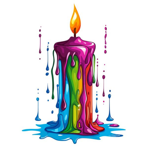 Colorful Candle Thumbnail