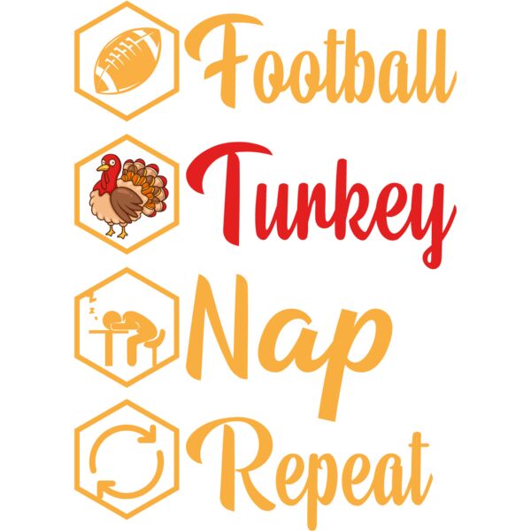 Football Turkey Nap Repeat Thumbnail