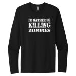 Unisex Premium Cotton Long Sleeve T-Shirt Thumbnail