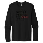 Unisex Premium Cotton Long Sleeve T-Shirt Thumbnail