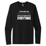 Unisex Premium Cotton Long Sleeve T-Shirt Thumbnail