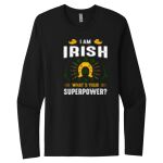 Unisex Premium Cotton Long Sleeve T-Shirt Thumbnail