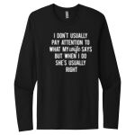 Unisex Premium Cotton Long Sleeve T-Shirt Thumbnail
