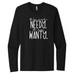 Unisex Premium Cotton Long Sleeve T-Shirt Thumbnail